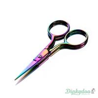 Rainbow titanium scissors
