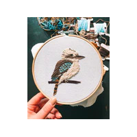 Kookaburra Embroidery kit