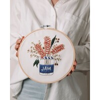 Blue Jam embroidery kit