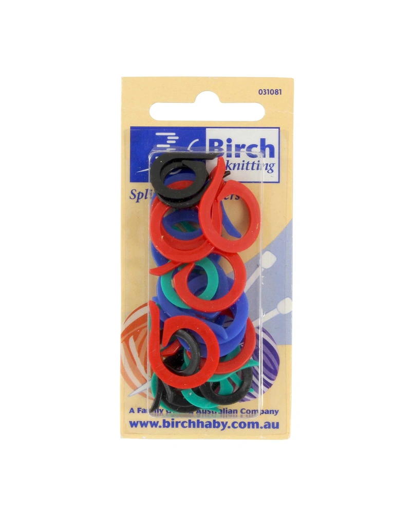 Split ring stitch markers - large