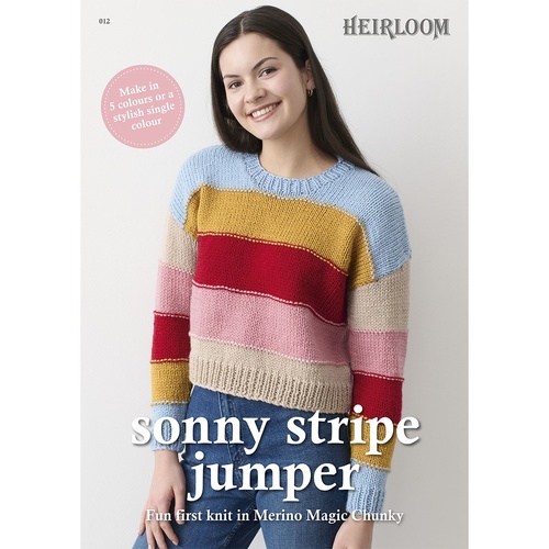 Sonny Stripe Jumper booklet