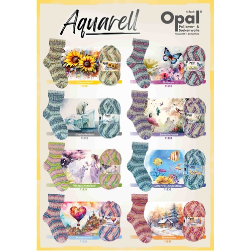 Opal Aquarell sock yarn