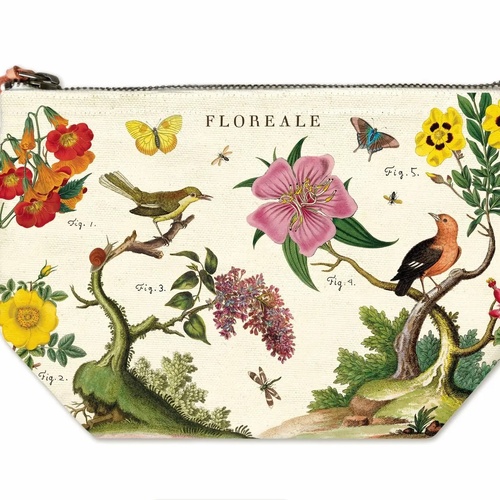 Cavallini zippered pouch