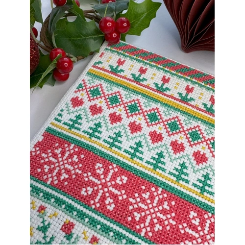 Christmas Tile cross Stitch kit