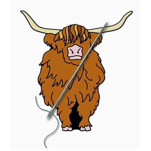 Highland Coo needle minder