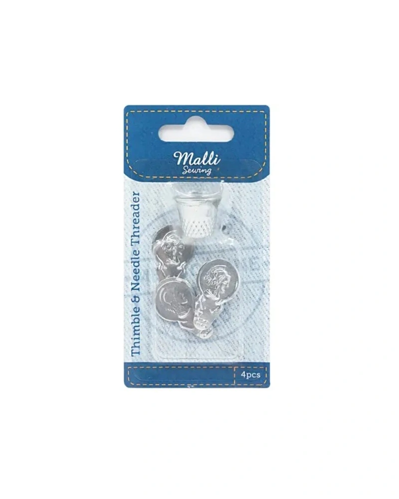 Thimble &amp; needle threader