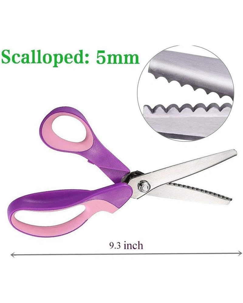 Scalloped shears