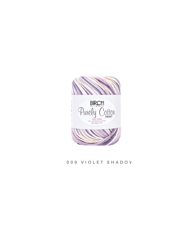 Purely Cotton 10ply [Colour: Violet Shadows 009]