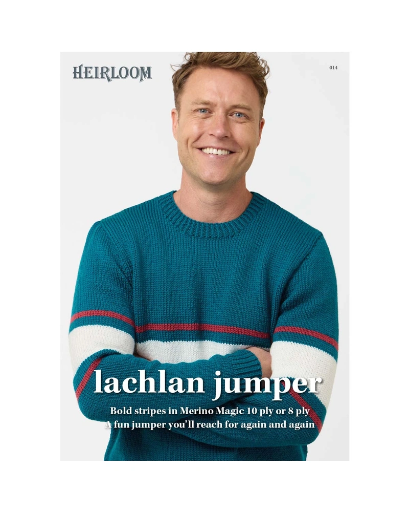 Lachlan jumper pattern booklet