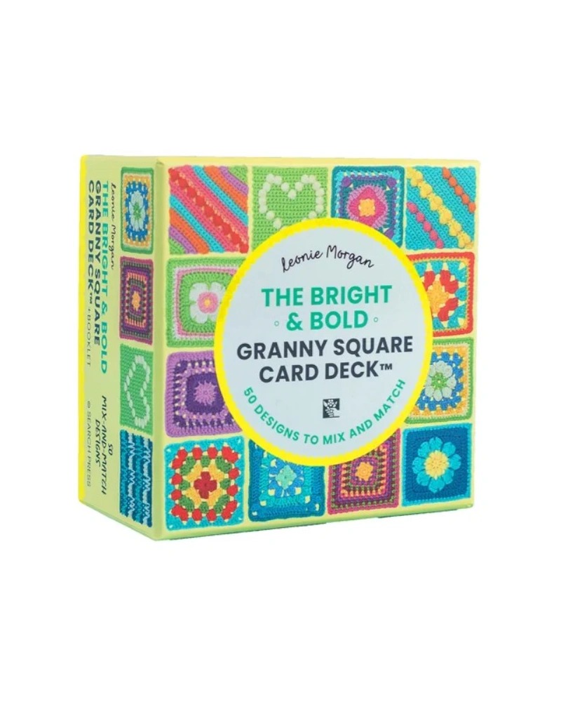 The Bright &amp; Bold Granny Square Card Deck 50 Designs to Mix and Match