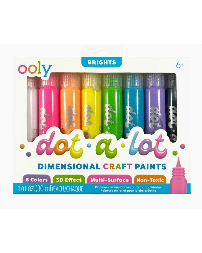 Ooly Dot-A-Lot Dimensional Craft Paint – Bright