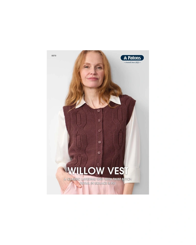 Willow Vest pattern booklet