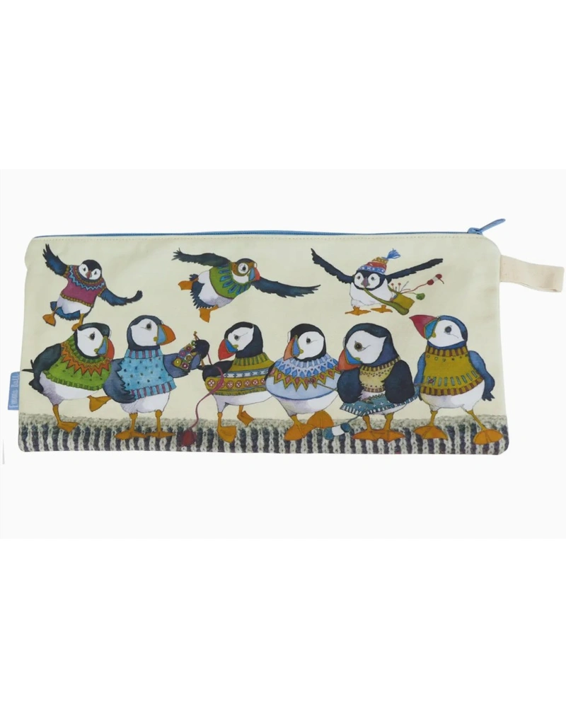 Woolly Puffin long Project Bag