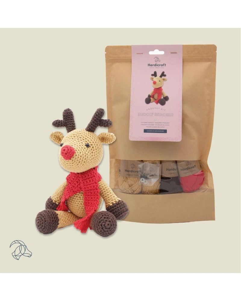 Rudolf Reindeer crochet kit