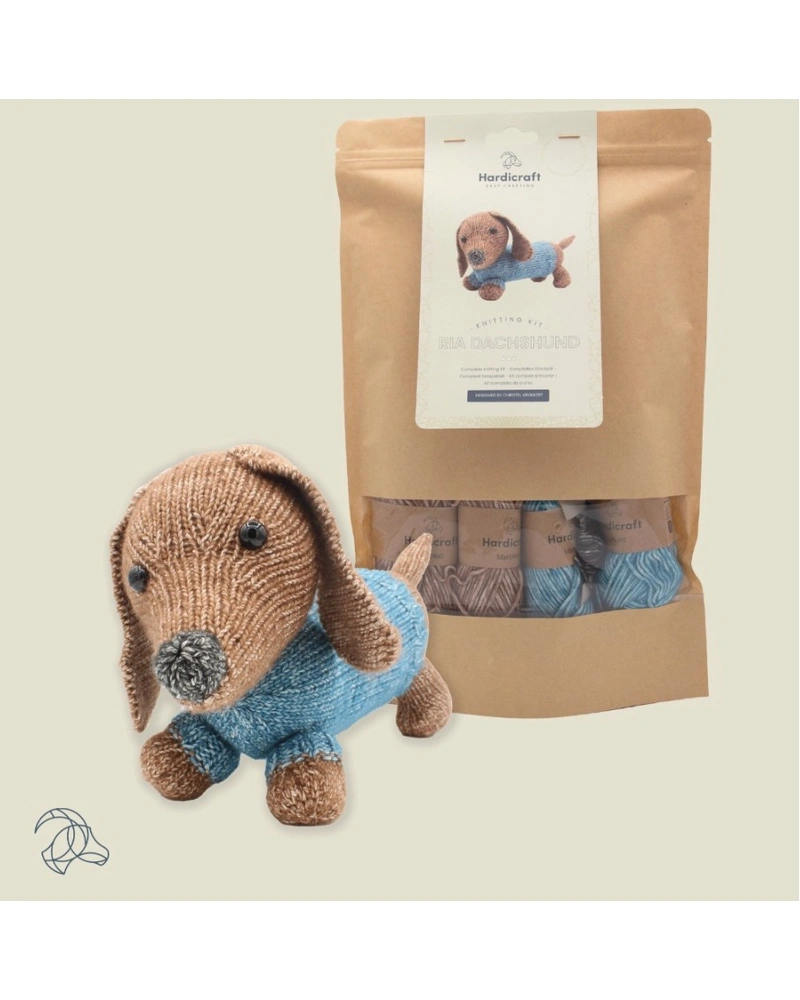 Ria Dachshund Knitting kit