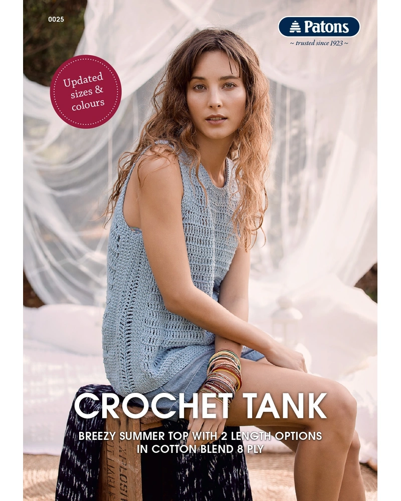 Crochet Tank pattern booklet