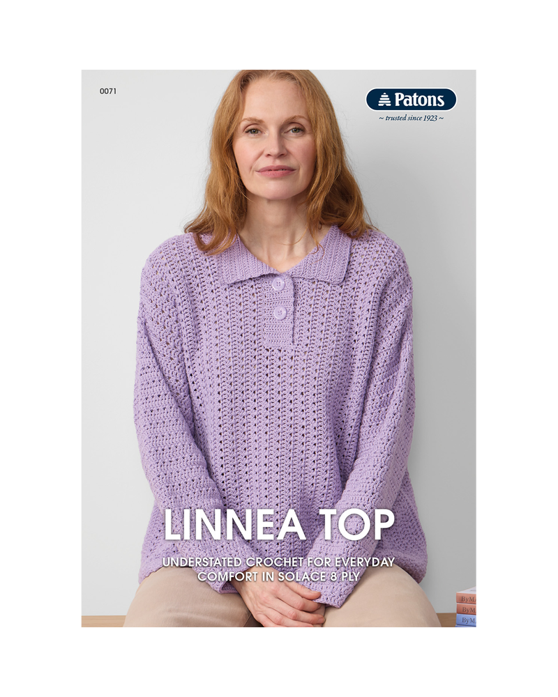 Linnea crochet top pattern booklet
