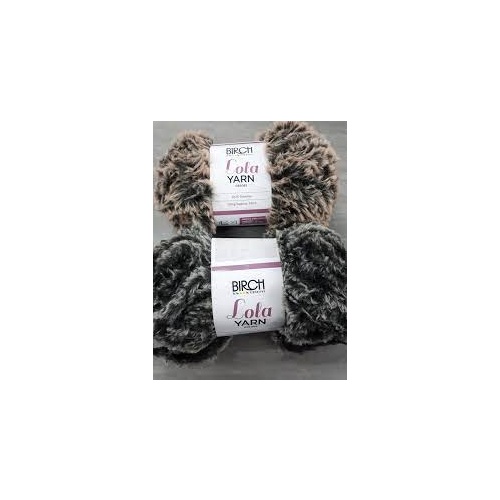 Lola Faux Fur yarn - Birch